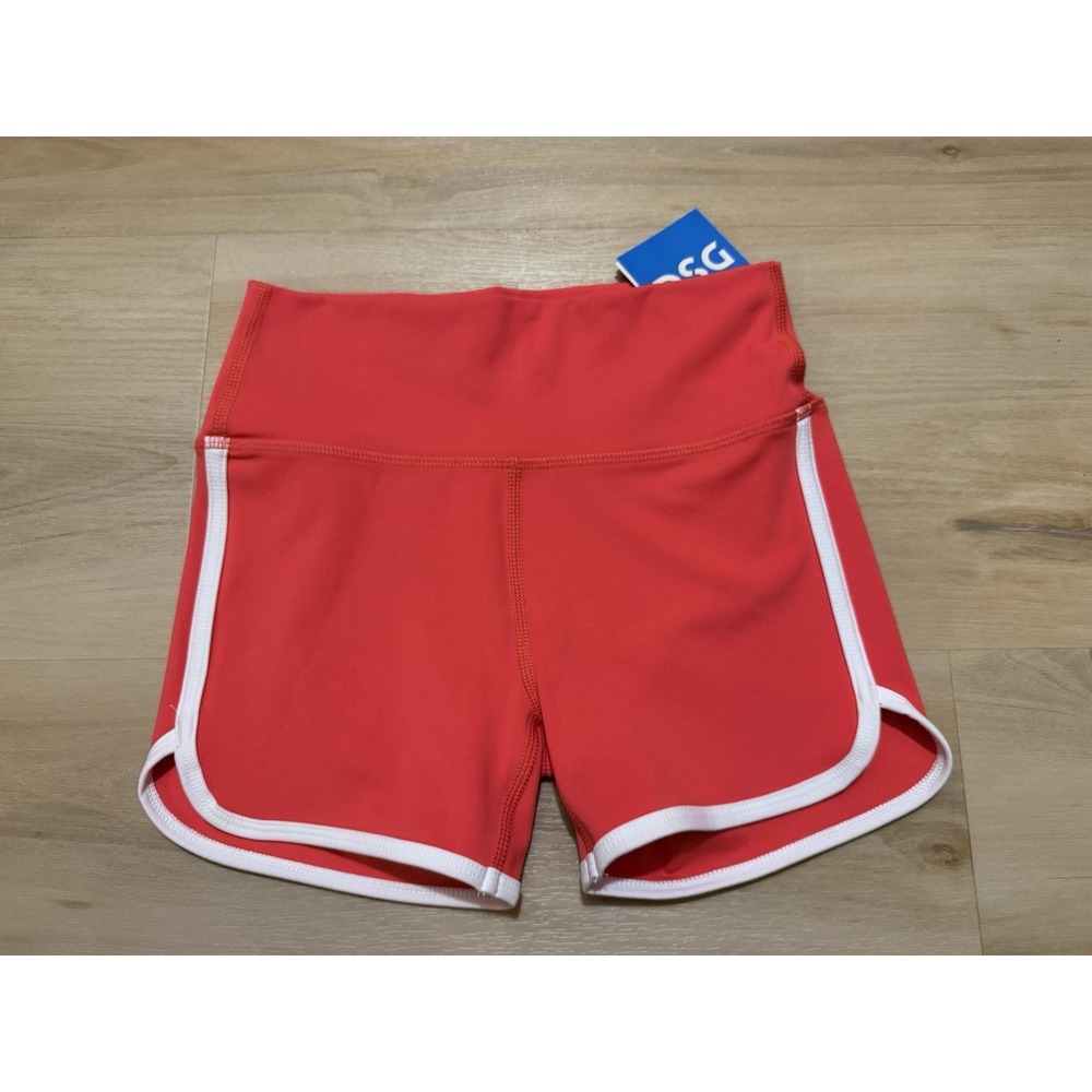 DSG Girls Bound Momentum Shortie High-Rise‎ Shorts Cabana Coral Size Medium